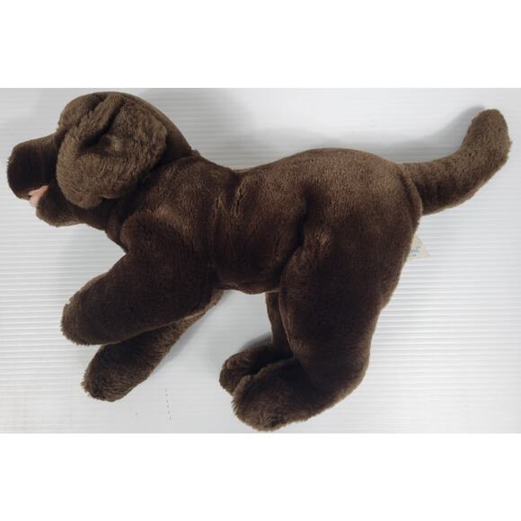 RARE Vintage Preferred Kids Chocolate Lab Plush‎ Dog Stuffed Animal Toys R Us - Picture 1 of 9